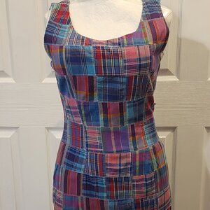 Multi-color patchwork dress by Matter of Degree